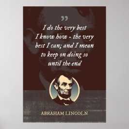 Ich tue das Beste, was ich weiß, Poster