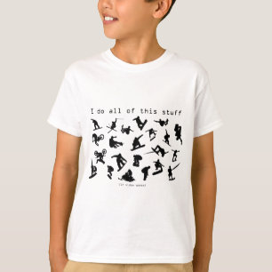 Ich tue dieses ganzes Material (in den T-Shirt