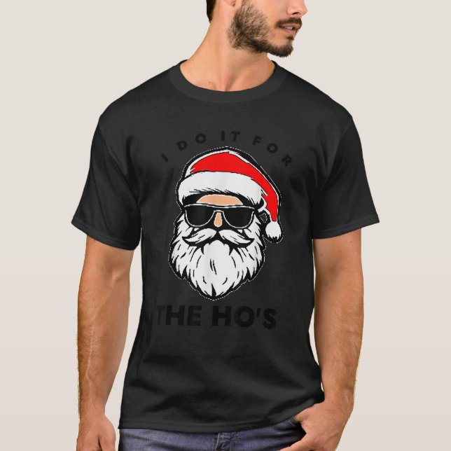 Ich tue es für das sonnige, unpassende Weihnachten T-Shirt (Vorderseite)