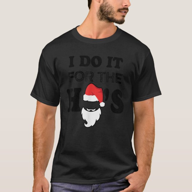 Ich tue es für das sonnige, unpassende Weihnachten T-Shirt (Vorderseite)