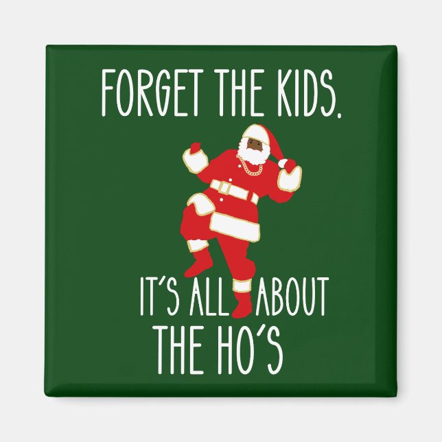 Ich tue es für das Vergessen der Kinder schwarzen  Magnet (Vorne)