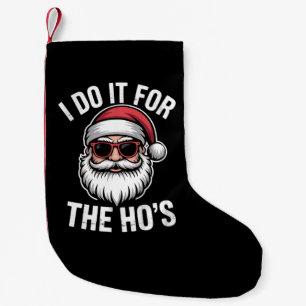 Ich tue es für die Weihnachtsfeiertage Vintag Kleiner Weihnachtsstrumpf