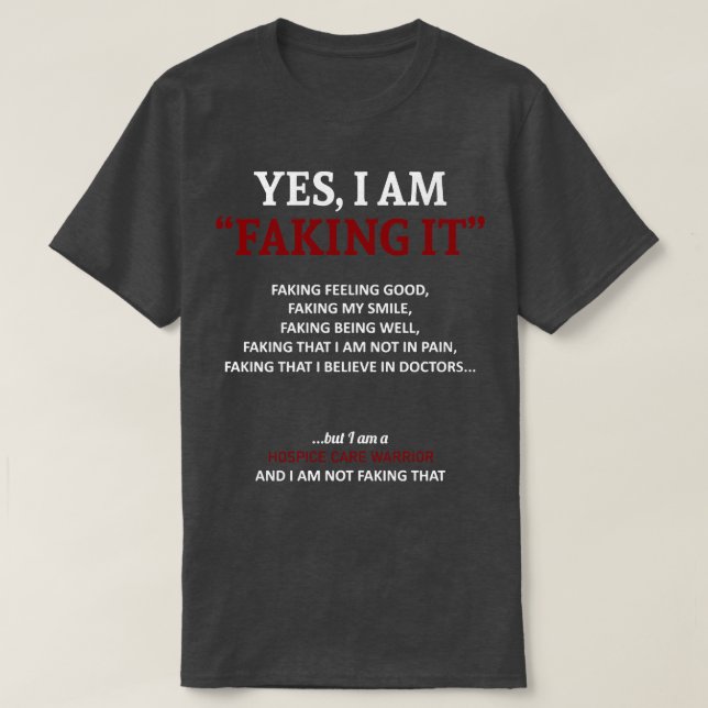 Ich tue es in diesem Fami T-Shirt (Design vorne)
