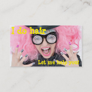 Ich tue Haar-Visitenkarte Visitenkarte