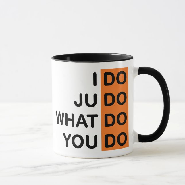 Ich tue Judo… Wecker-Tasse Tasse (Rechts)