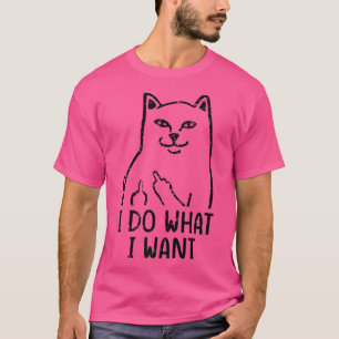 Ich tue, was ich Funny Kitten Cat Lover Gewollt Vi T-Shirt