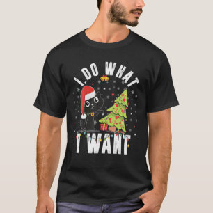 Ich tue, was ich Funny Spaß Weihnachten Weihnachte T-Shirt