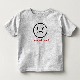 Ich tue, was ich Kleinkind-Shirt will Kleinkind T-shirt