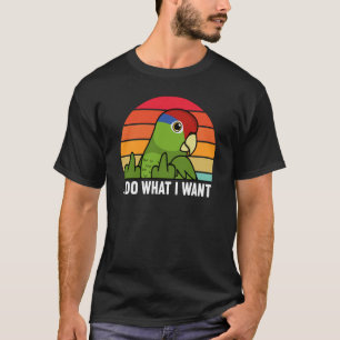 Ich tue, was ich Parrot I mexikanischer Rot Gewoll T-Shirt