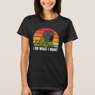 Ich tue, was ich Parrot in Senegal-Papagei Gewollt T-Shirt