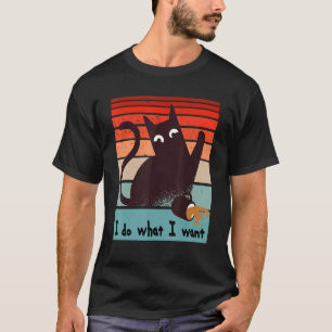 Ich tue, was ich Rebellenkatze gewollt habe, die e T-Shirt