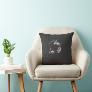 Ich Tue Was Ich Will Katze Typografie Kissen