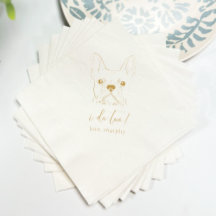 Ich tue zu Hochzeiten Napkins