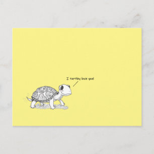 Ich Turtley Liebe Sie! Postkarte