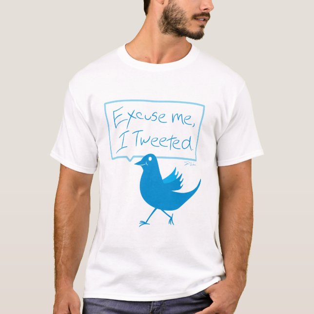Ich tweetete T-Shirt (Vorderseite)