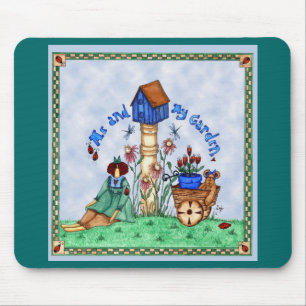 Ich u. mein Garten mousepad