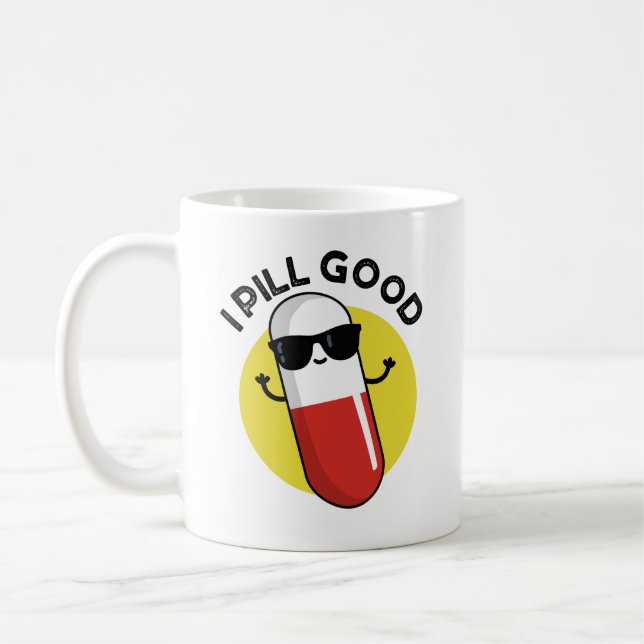 Ich übe einen guten Funny Medicine Pub Kaffeetasse (Links)