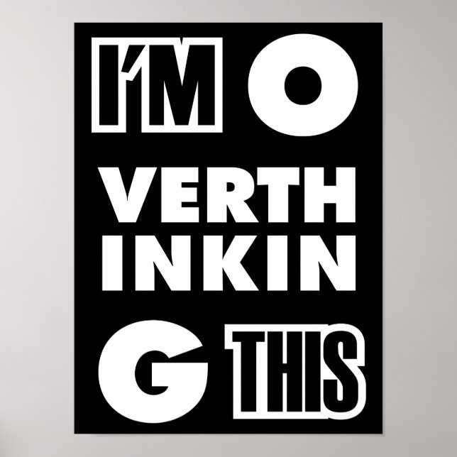 Ich überdenke das poster (Vorne)