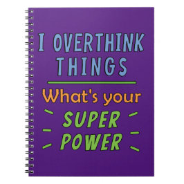 Ich überdenke Dinge Notizblock