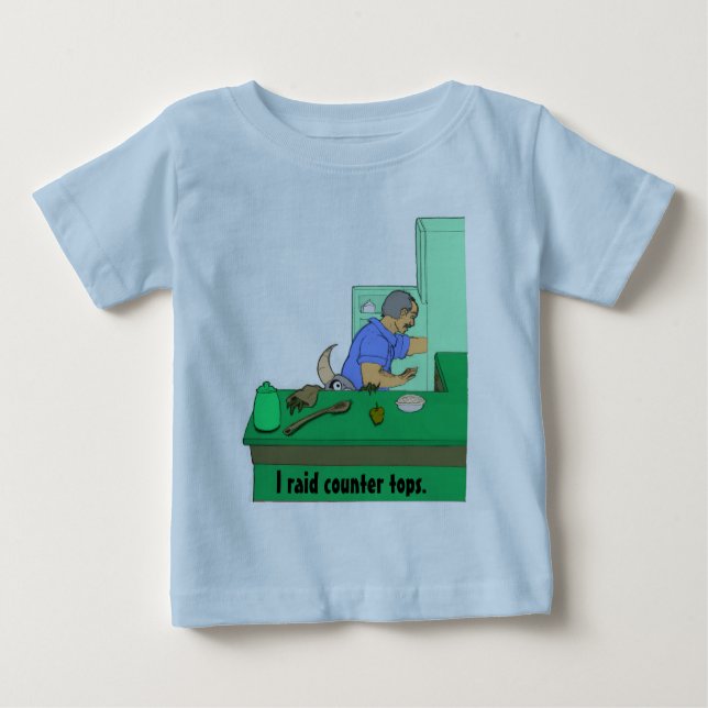 Ich überfalle Gegenspitzen Baby T-shirt (Vorderseite)