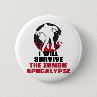 Ich überlebe die Zombie-Apokalypse Button