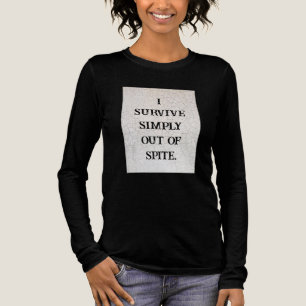 Ich überlebe einfach aus dem Häuschen Tri-Blend Shirt