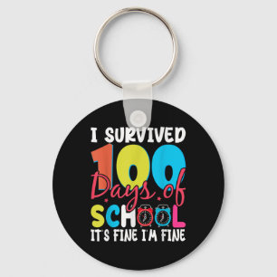 Ich überlebte 100 Tage der Schule seine Schönheit Schlüsselanhänger
