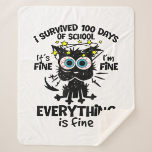 Ich überlebte 100 Tage in der Schule. Es ist gut,  Sherpadecke