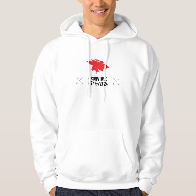 Ich überlebte 19 Hoodie - Einfach (Vorderseite)