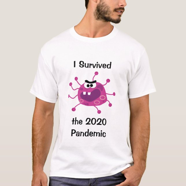 Ich überlebte 2020 Pandemie T-Shirt (Vorderseite)
