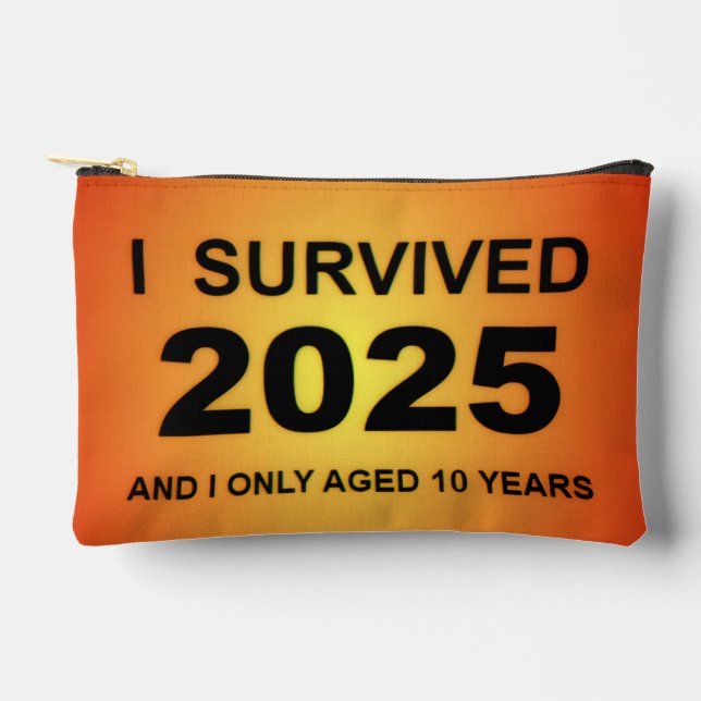 Ich überlebte 2025 zubehörtasche (Vorderseite)