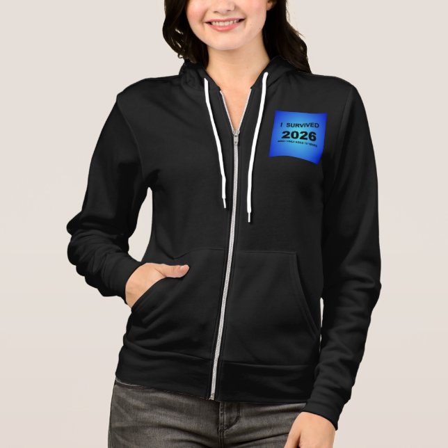 Ich überlebte 2026 hoodie (Vorderseite)