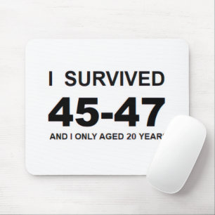 Ich überlebte 45-47 mousepad