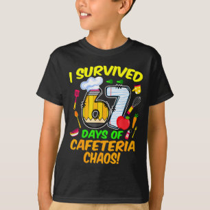 Ich überlebte 67 Tage Cafeteria-Chaos 67 Meme Mitt T-Shirt