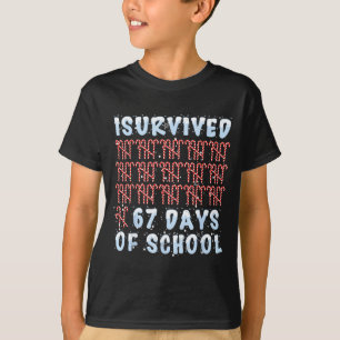 Ich überlebte 67 Tage Schokoladen-Weihnachtsmann-T T-Shirt