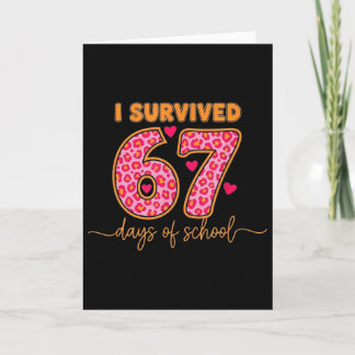 Ich überlebte 67 Tage Schule 100 Tage Brainrot Six Karte
