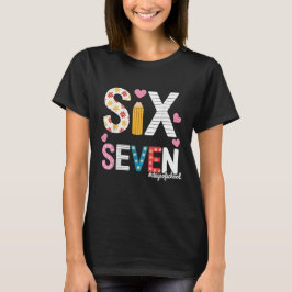 Ich überlebte 67 Tage Schule Lehrer Schüler Sechs  T-Shirt