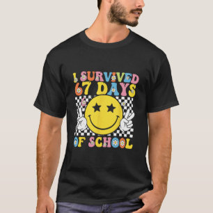 Ich überlebte 67 Tage Schule Six Seven Meme für mi T-Shirt