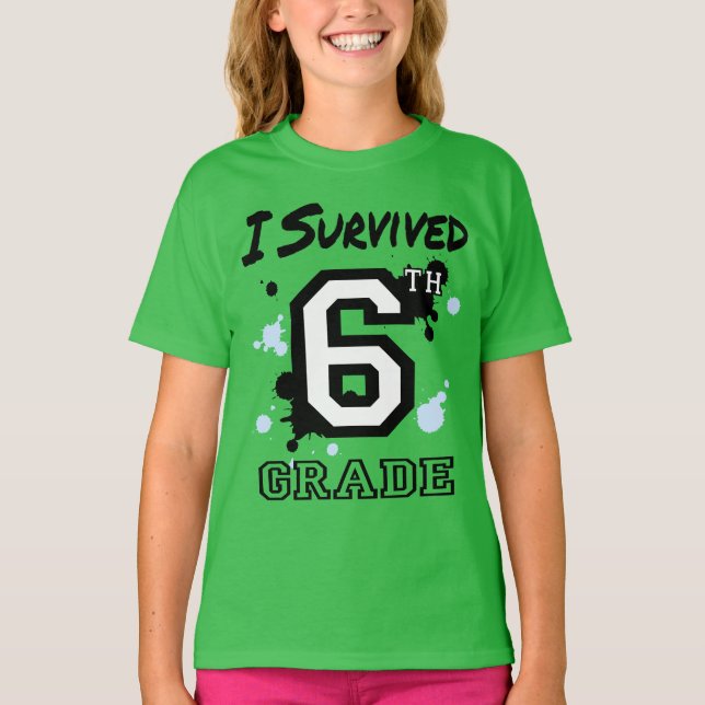 Ich überlebte 6. T-Shirt (Vorderseite)