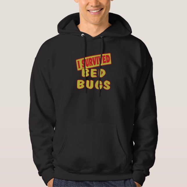 ICH ÜBERLEBTE BETTBUGS HOODIE (Vorderseite)