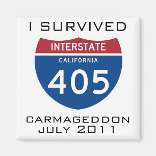 Ich überlebte Carmageddon Magneten Magnet
