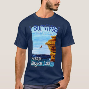 Ich überlebte Cliff Diving Possum Kingdom Lake Tex T-Shirt