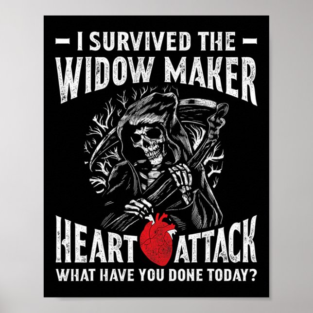 Ich überlebte das Herzinfarkt der Witwe-Maker Poster (Vorne)