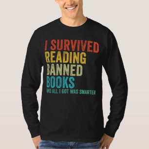 Ich überlebte das Lesen eines verbotenen Buches Bi T-Shirt