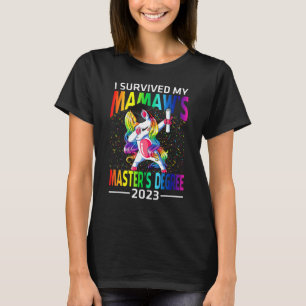 Ich überlebte das Master-Diplom 2023 von meinem Ma T-Shirt