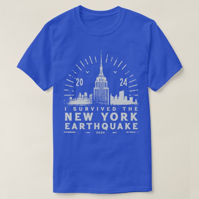 Ich überlebte das New Yorker Earthquake TShirt 1 (Design vorne)