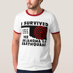 Ich überlebte das Oklahoma-Erdbeben T-Shirt