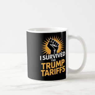 Ich überlebte das Trump-Zoll-Shirt Kaffeetasse
