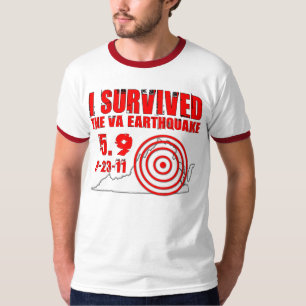 Ich überlebte das Virginia-Erdbeben T-Shirt