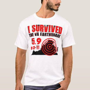 Ich überlebte das Virginia-Erdbeben T-Shirt